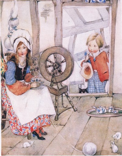 The Visitors, from The Big Book for Children (Herbert Strang) Published by Humphrey Milford, Oxford University Press, c.1920 by Anne Anderson